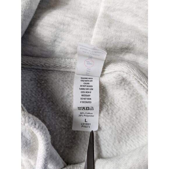 Lane Seven L Unisex Hoodie Flying Embers Pullover Pocket Brewery Merch Gray Logo - Picture 9 of 10